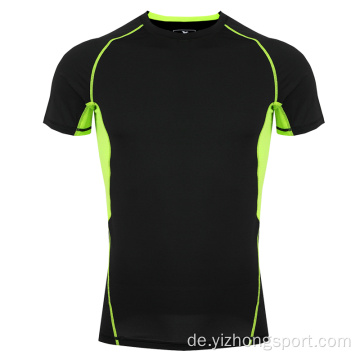 Feuchtigkeitsableitendes Dry Fit T-Shirt eng grau